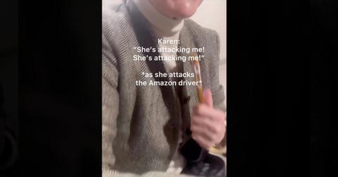 black amazon worker attacked by two white women package texas