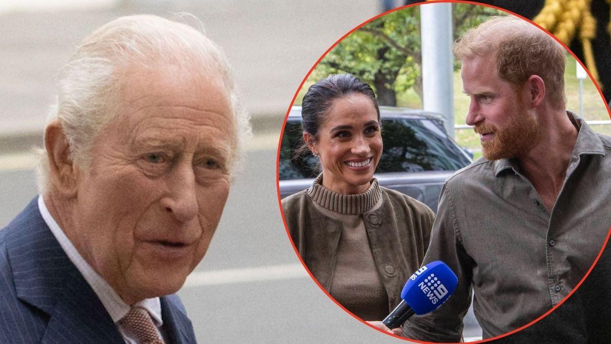 Photo of King Charles, Meghan Markle and Prince Harry