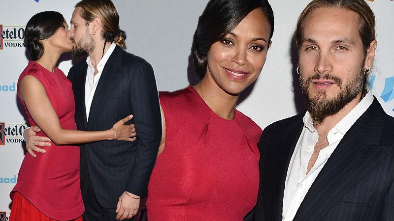 Very Progressive: Zoe Saldana's Husband Takes Her Last Name -- 'He