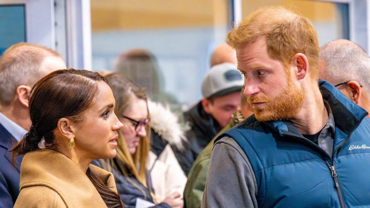 A photo of Meghan Markle and Prince Harry