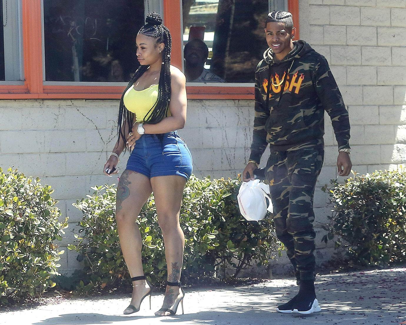 Blac Chyna and Boyfriend Mechie Date