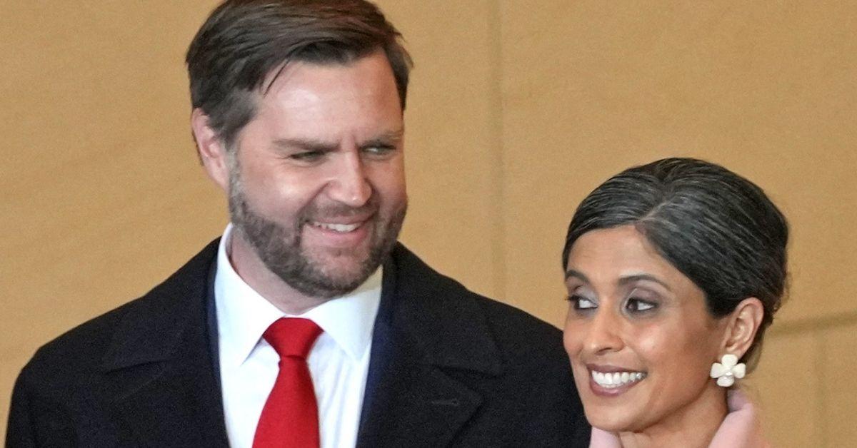 picture of J.D. Vance and Usha Vance