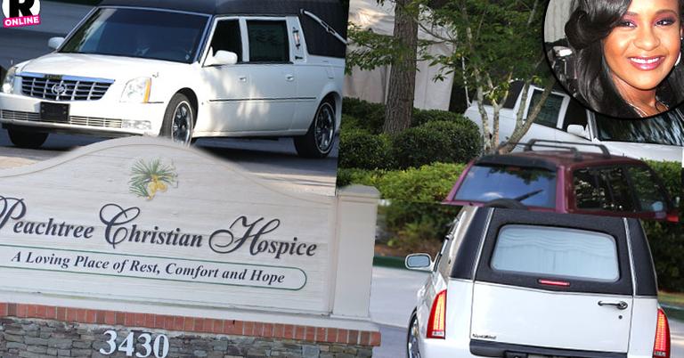 Bobbi Kristina Brown Death Watch Hearse Arrives At Atlanta Hospice As