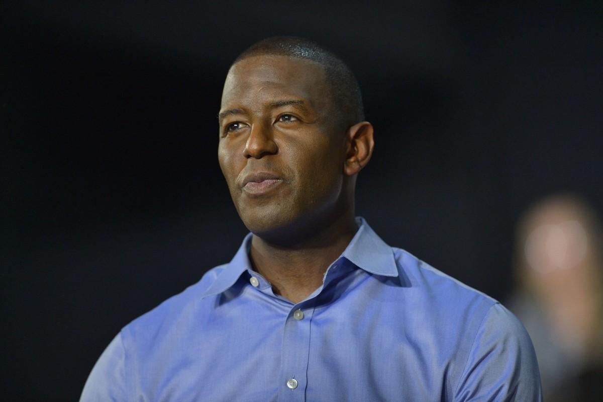 Alabama police arrested Andrew Gillum after allegedly finding methamphetamine, marijuana and a glass pipe in his vehicle.