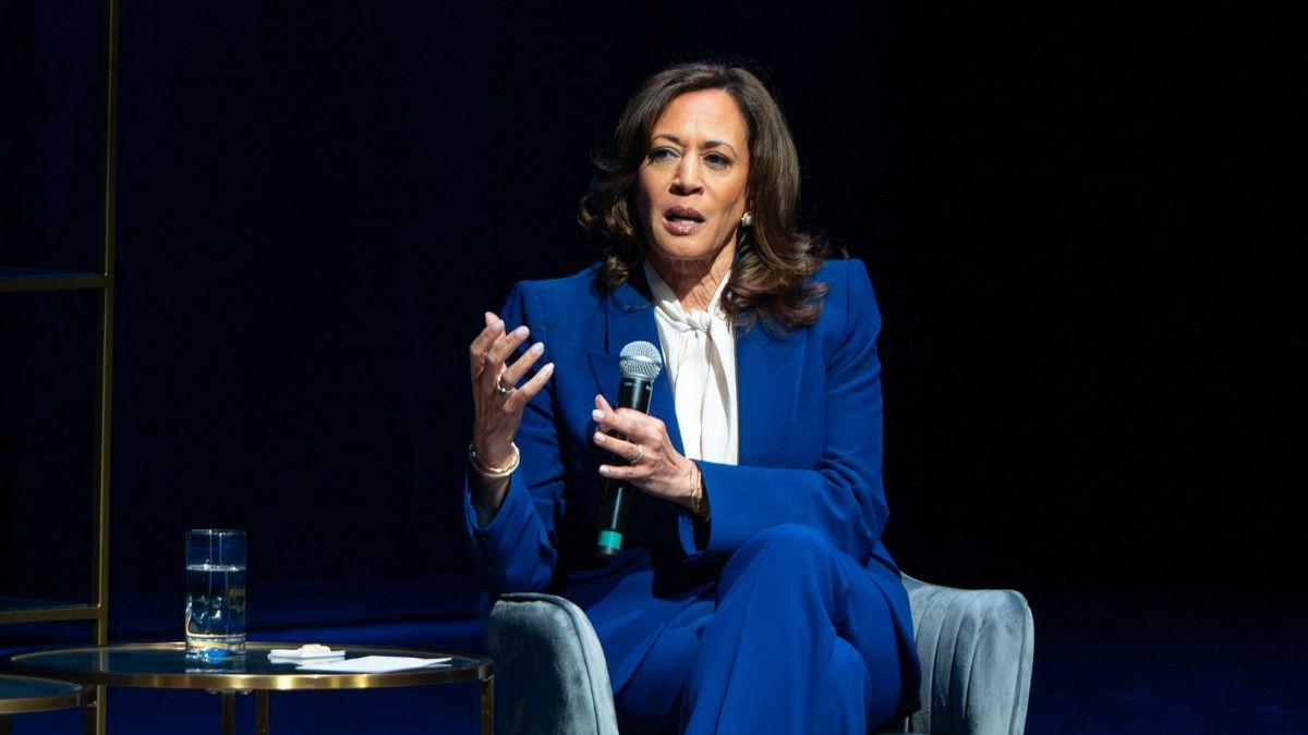 A photo of Kamala Harris