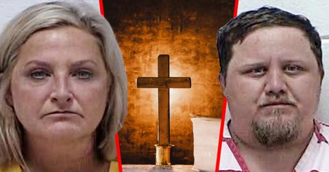 A pastor's wife and son have been arrested in connection with the pregnancy of a teenage girl.