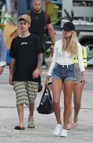 Justin Bieber And Hailey Baldwin Spotted On Steamy Vacation In St. Barths