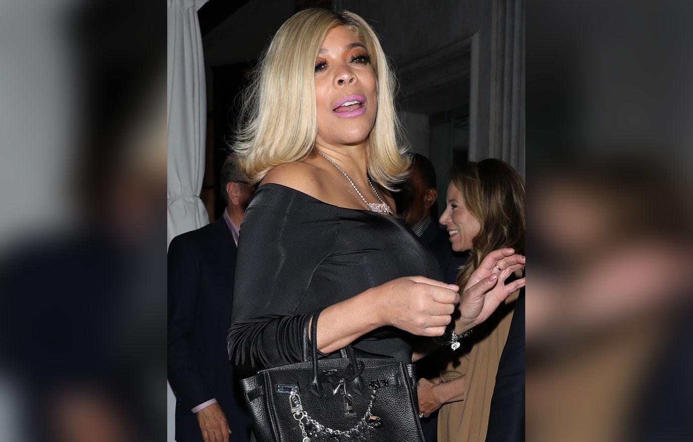 wendy williams spotted bathrobe new york photos ongoing medical issues