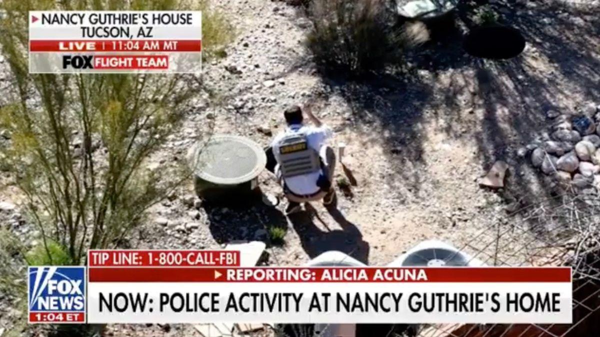 Photo of Nancy Guthrie's septic tank 