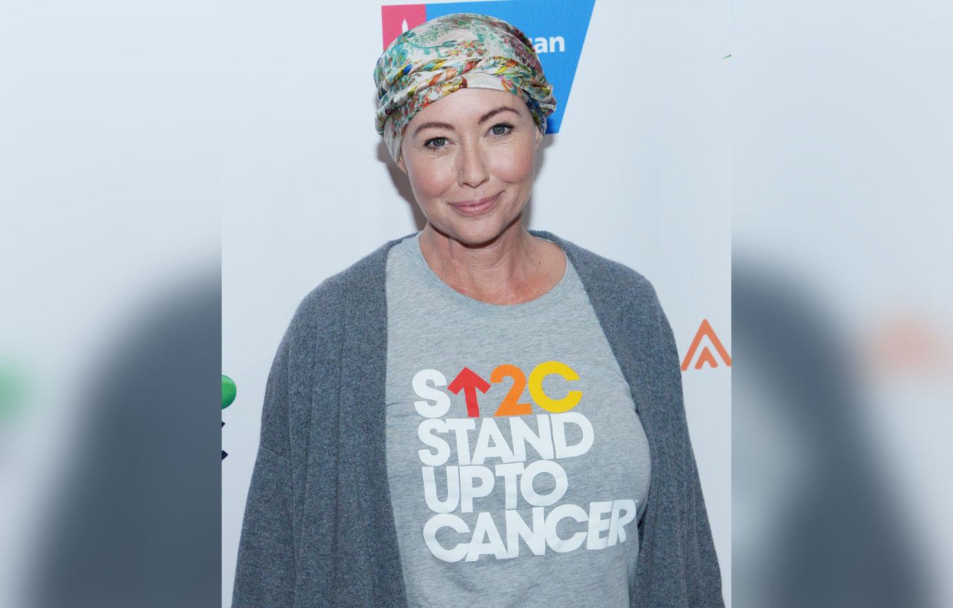 shannon doherty first photos won state farm lawsuit cancer