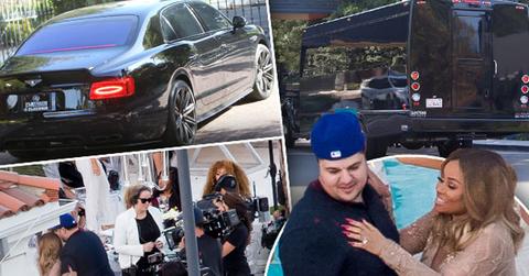 //rob kardashian blac chyna baby shower arrive separately pp