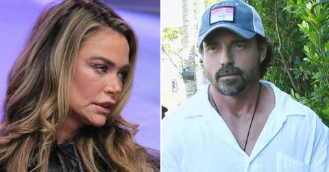 Composite photo of Denise Richards and Aaron Phypers