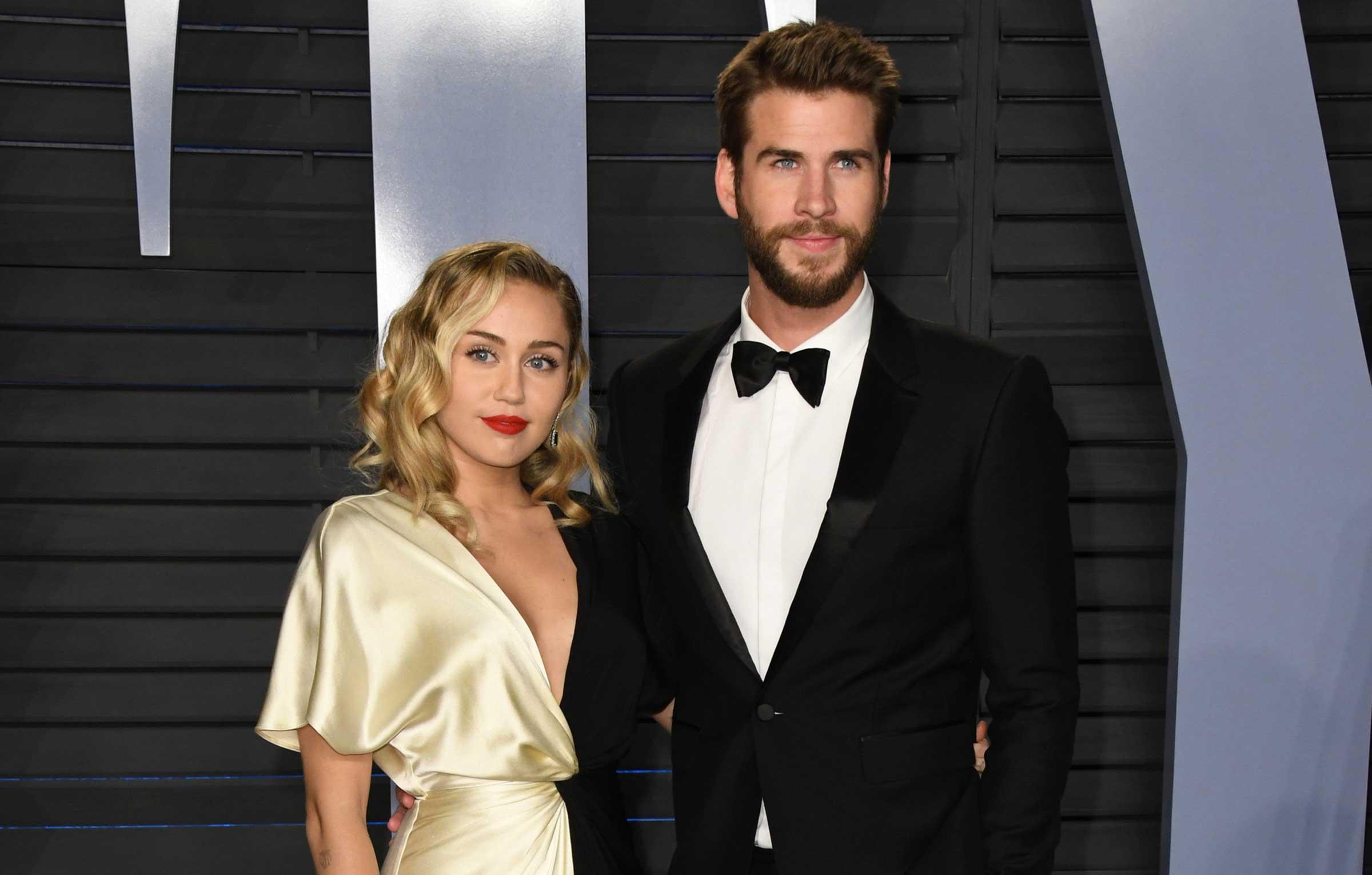 miley cyrus and her boyfriend maxx morando liam hemsworth