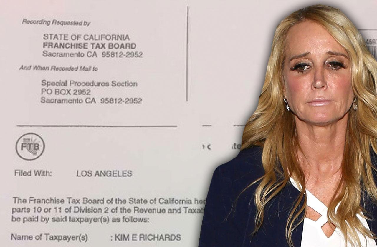 //kim richards owes taxes pp