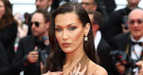 bella hadid nude cannes bra see through dress the apprentice premiere