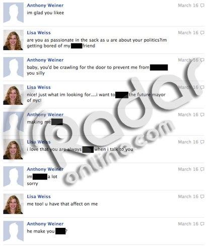 Hot, 'Sweaty,' & X-Rated! Inside Anthony Weiner's Facebook Sext Scandal