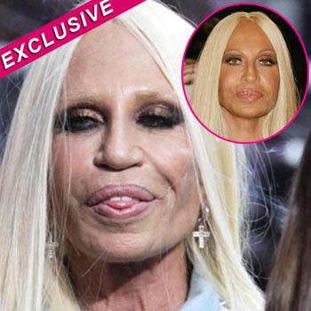 donatella versace - a before and after  Celebrity plastic surgery, Donatella  versace plastic surgery, Plastic surgery