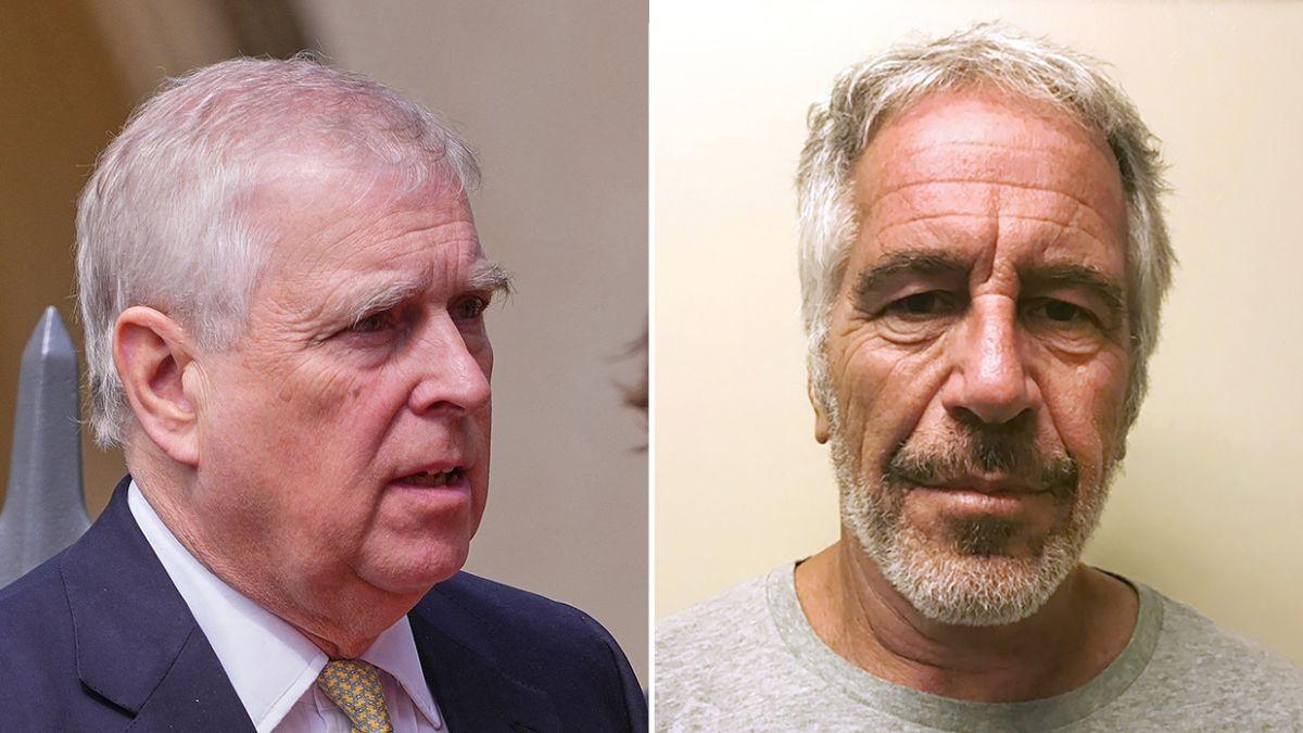 picture of Andrew Mountbatten-Windsor and Jeffrey Epstein