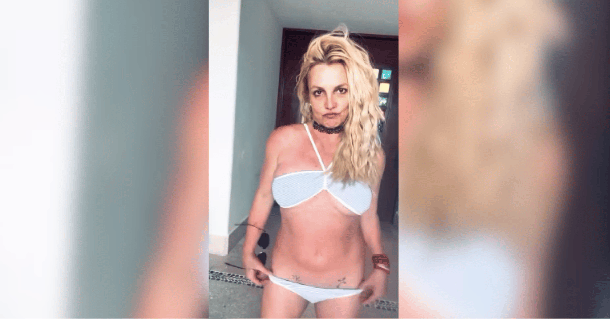 britney spears shows off tattoos in raunchy dance video