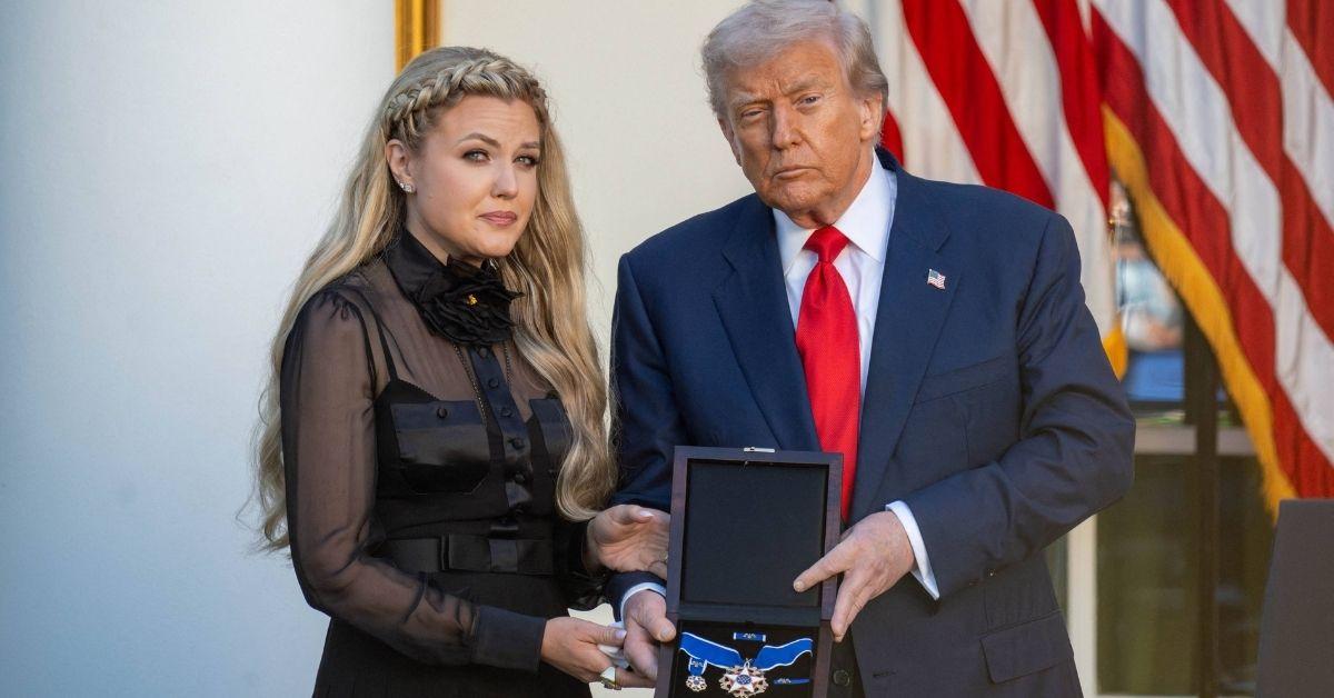 Speaking of Erika Kirk and Donald Trump