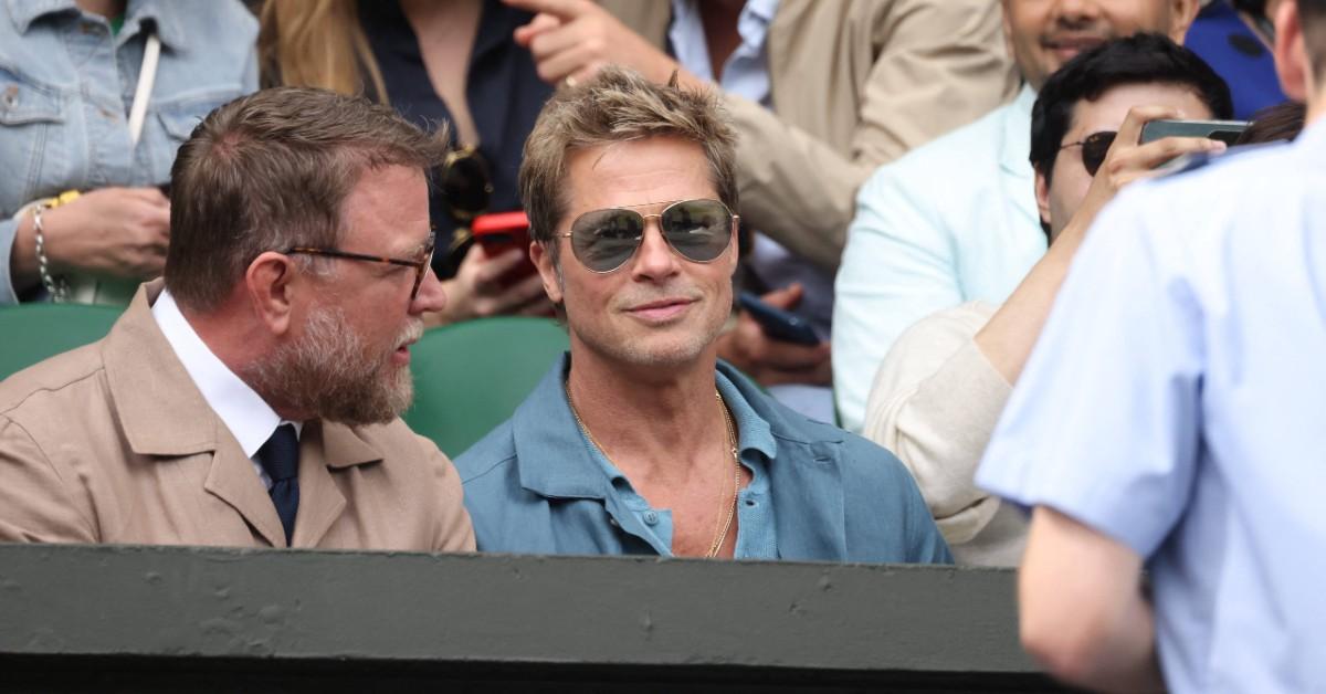 brad pitt wimbledon