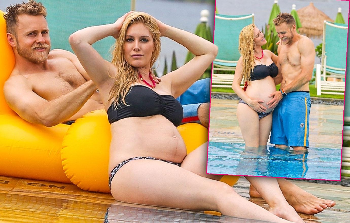 Pregnant Heidi Montag and Husband Spencer Pratt Enjoy Vacation in