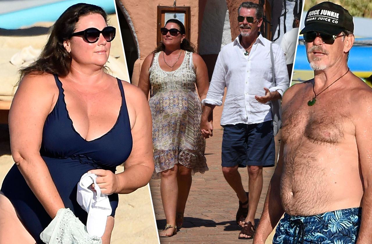 Pierce brosnan wife keely shaye rekindle romance italian vacation