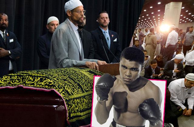 //muhammad ali funeral jenazah prayer service pp