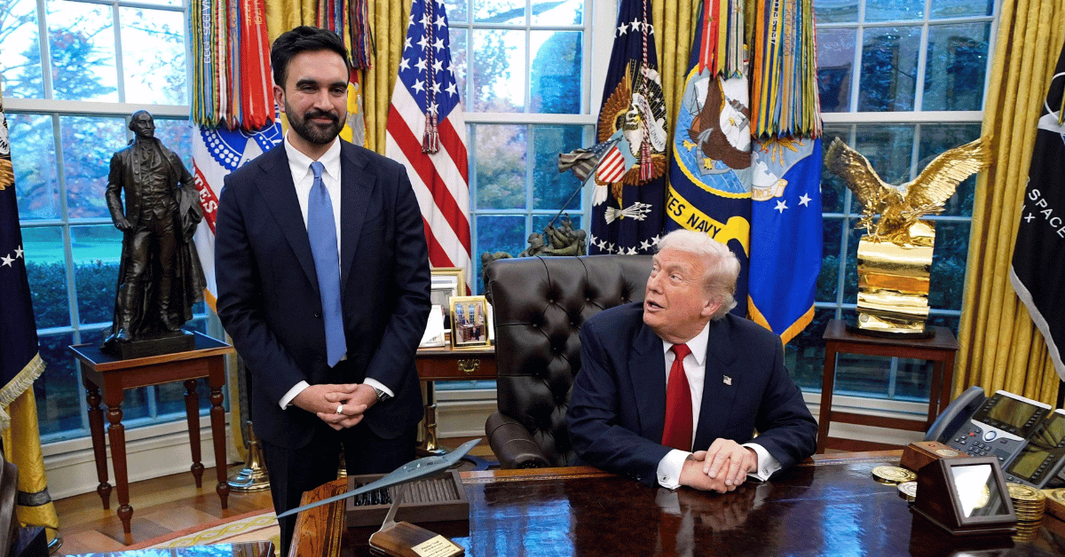 Photo of Zohran Mamdani and Donald Trump