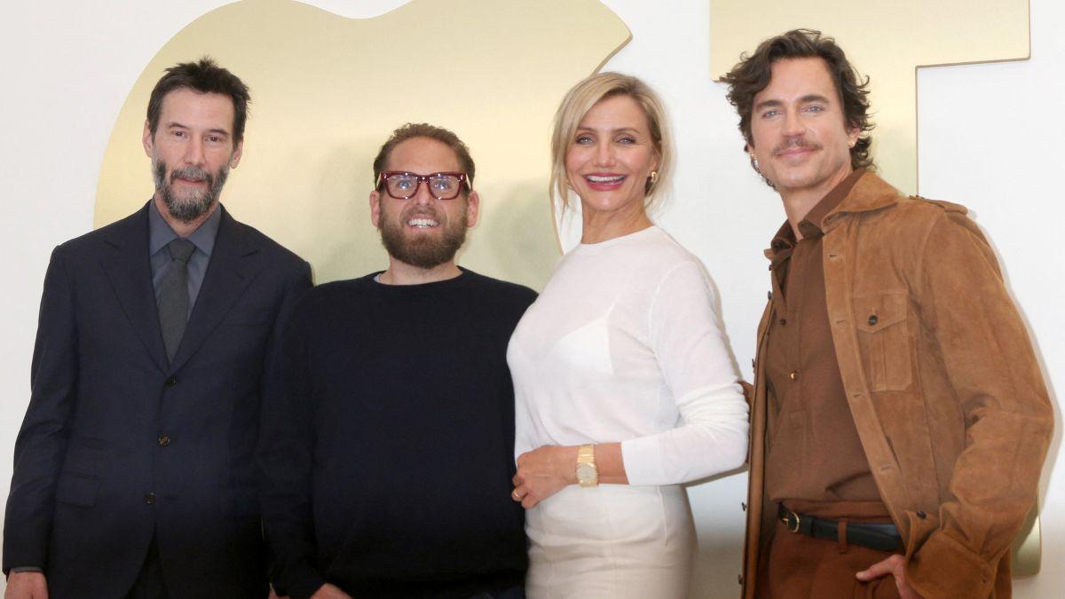 Photo of Keanu Reeves, Jonah Hill, Cameron Diaz, Matt Bomer