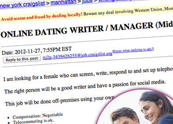 //craigs list ad wall street