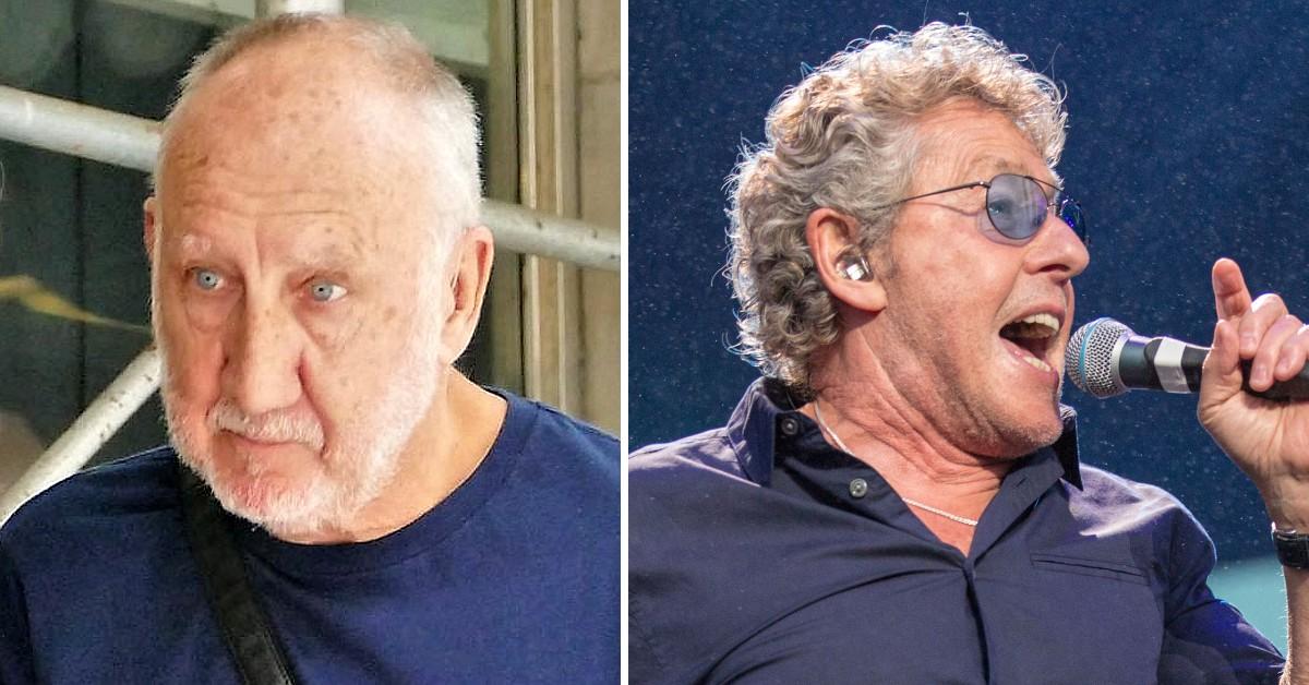 Photo of Pete Townshend & Roger Daltrey.