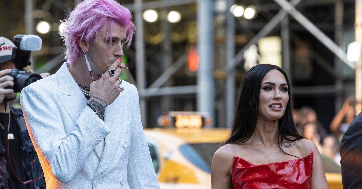 Picture of machine gun kelly and Megan Fox