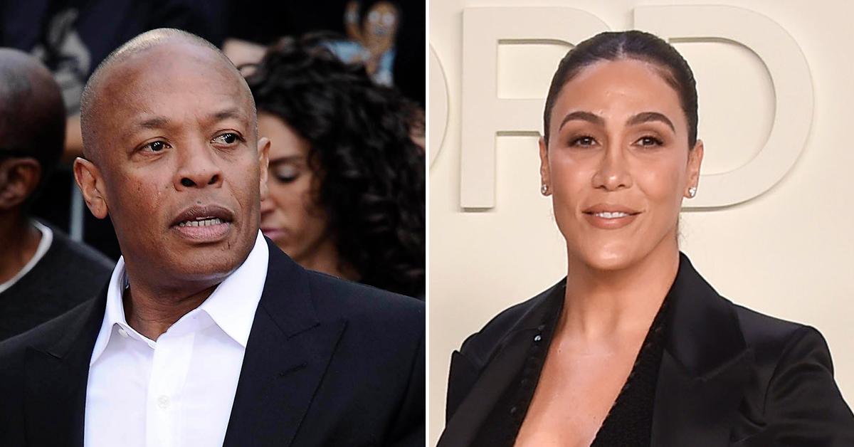 dr dre ex wife nicole served divorce legal papers grandmothers funeral