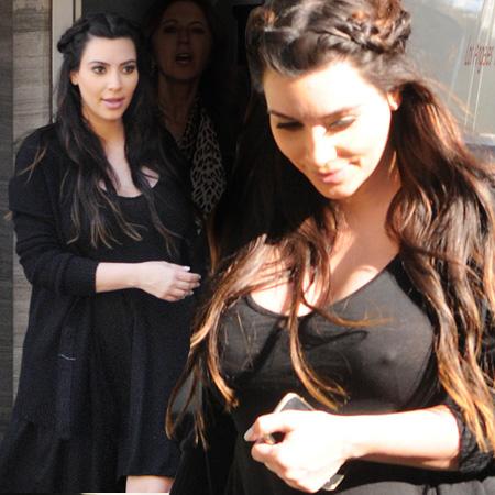 Kim Kardashian nipples