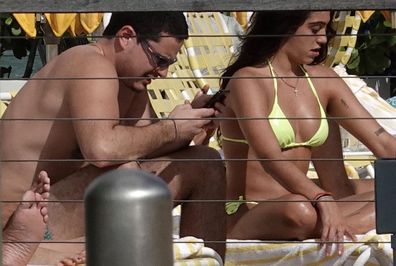 Madonna’s Daughter Lourdes Leon Wears Yellow Bikini With Boyfriend