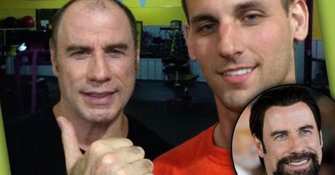 John Travolta Hair Gym Selfie