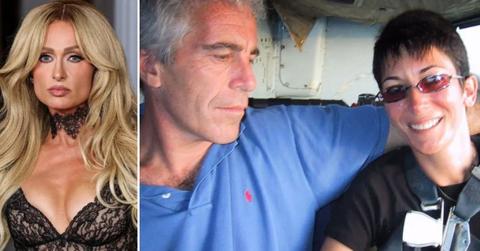 Photo of of Ghislaine Maxwel, Jeffrey Epstein, Paris Hilton