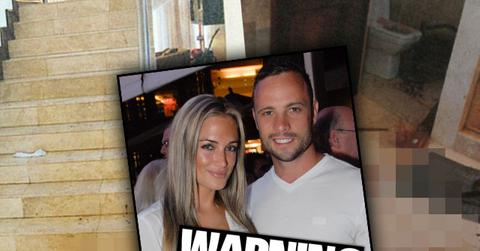 //warning graphic new oscar pistorius crime scene photos released bloody pictures show where blade runner shot girlfriend reeva steenkamp pp