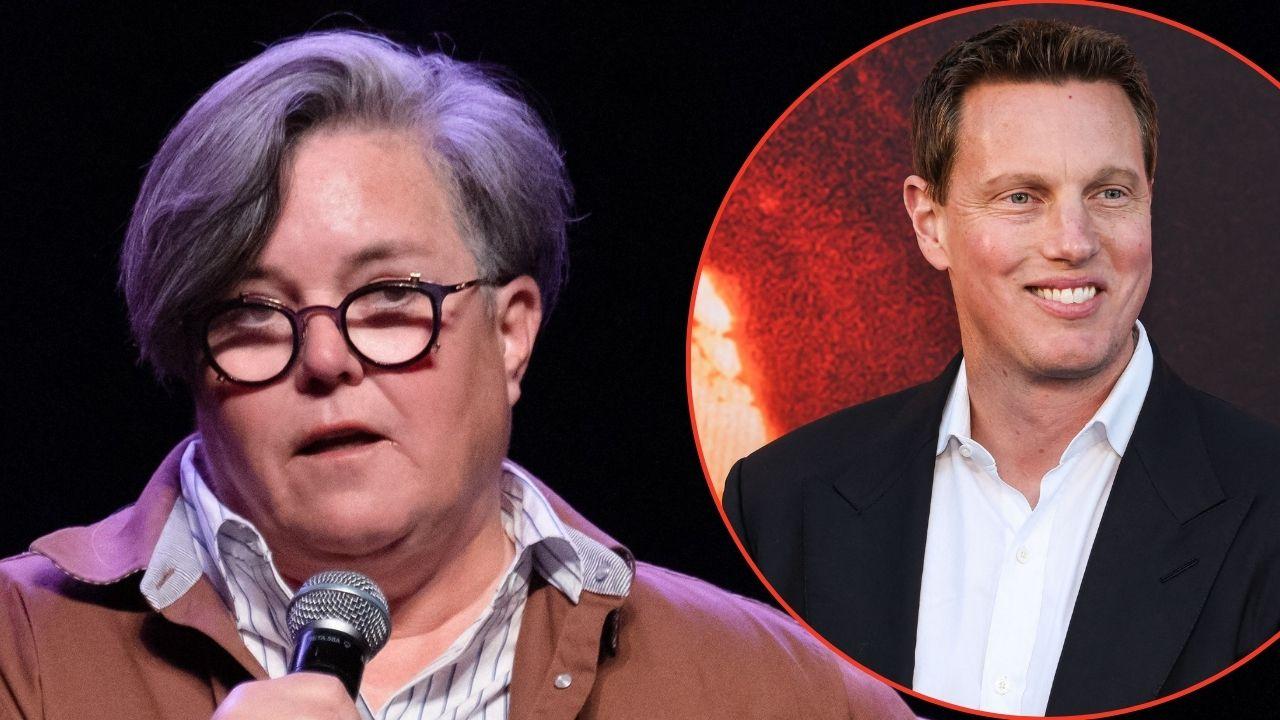 split image of Rose O'Donnell and David Ellison