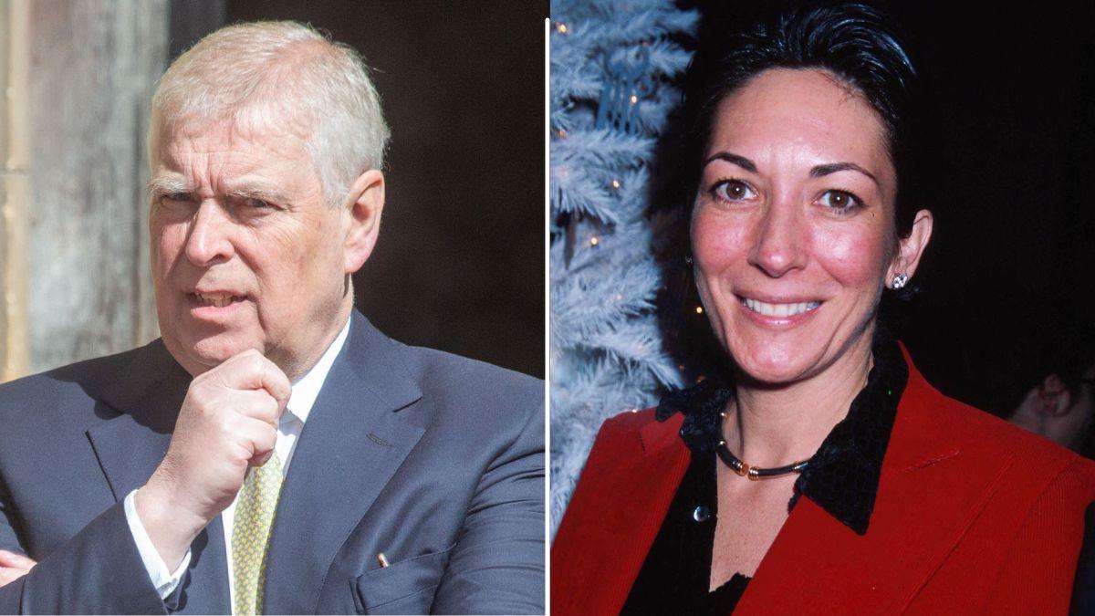 split image of Ex-Prince Andrew and Ghislaine Maxwell
