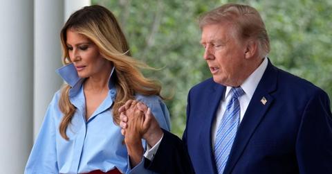 Photo of Melania and Donald Trump