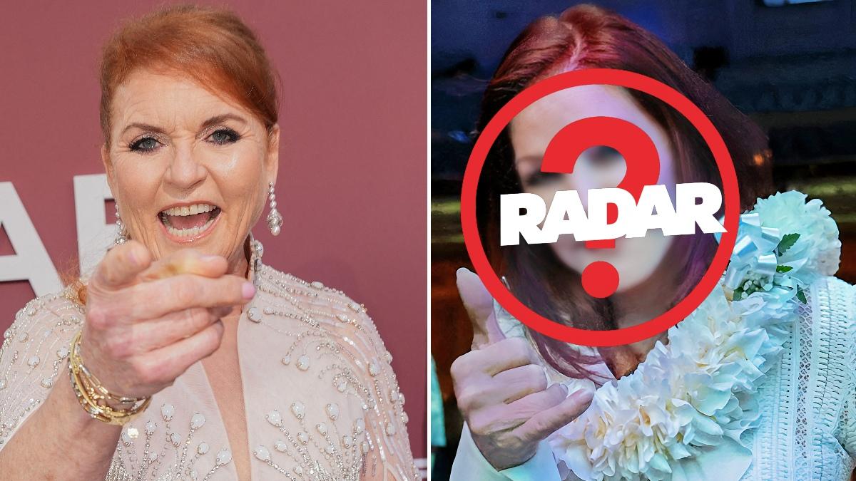 Split photo of Sarah Ferguson and Priscilla Presley