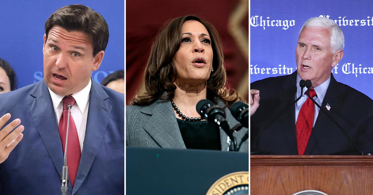 ron desantis kamala harris mike pence pp