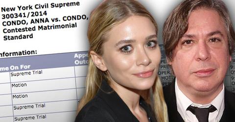 //ashley olsen dating george condo still married divorce