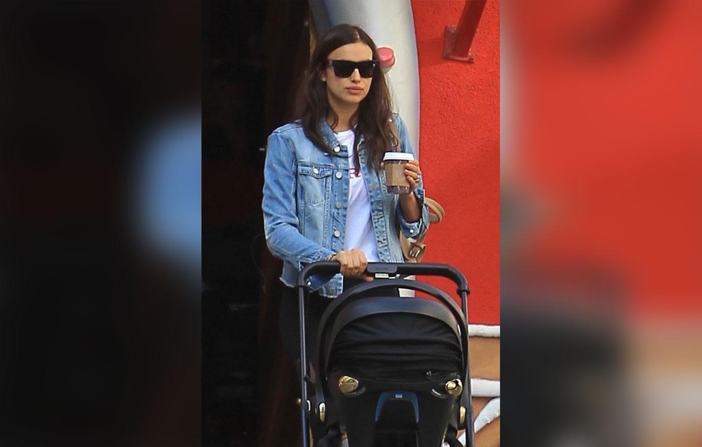 Bradley Cooper And Irina Shayk Take Daughter To Santa