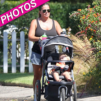 //nicole eggert works out baby pcn