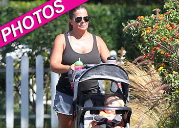 //nicole eggert works out baby pcn