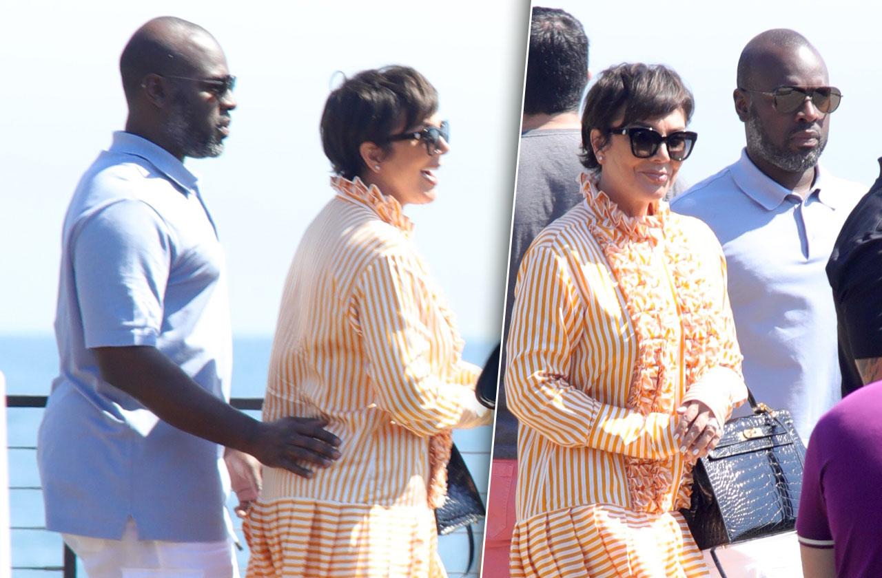 Kris Jenner and toy boy lover Corey Gamble can barely keep their hands off  each other - Irish Mirror Online