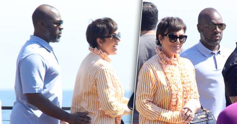 Kris Jenner Corey Gamble PDA Date
